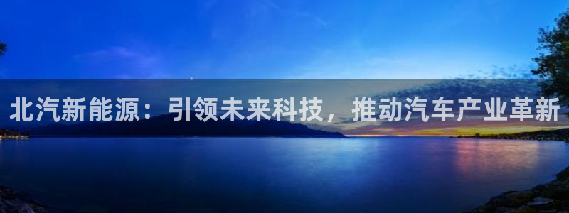 摩根娱乐1老H板50820：北汽新能源：